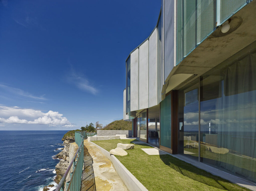 Installed CASA architectural cladding system on a residential building the Light House NSW