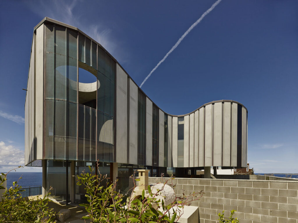 Installed CASA architectural cladding system on a residential building the Light House NSW