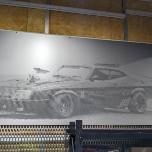 Custom Perforated Artwork