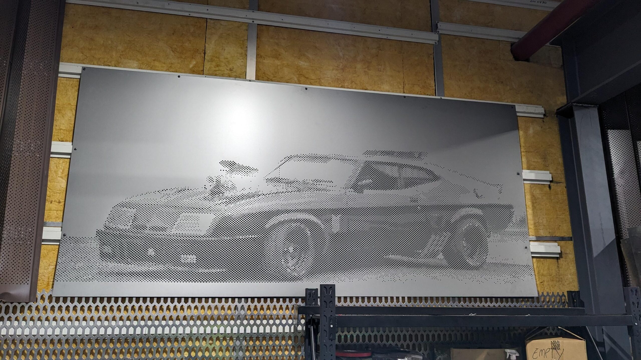 Custom Perforated Artwork